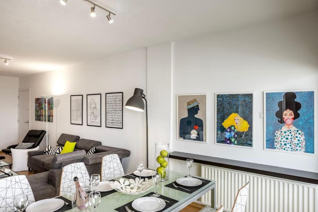 Ferienwohnung Luxurious Bright & Stylish 2Br With Office In Nikosia Exterior foto